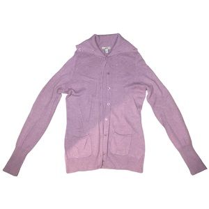 S uper soft lilac/ Lavender cardigan